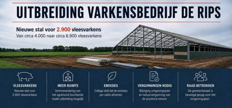 College zet deur open voor uitbreiding varkensbedrijf De Rips