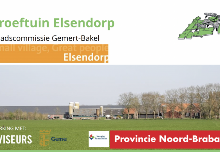 Vraag: Procedure proeftuin Elsendorp