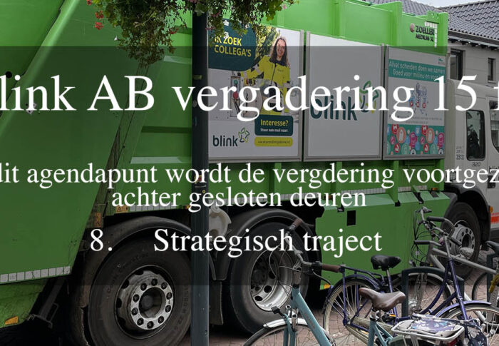 Politiek op Inhoud niet welkom bij vergadering Blink bestuur