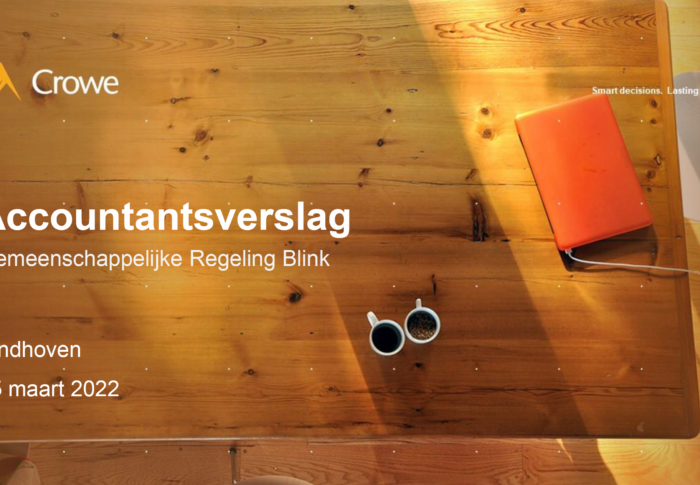 Politiek op Inhoud stuurt accountant Blink update over discussie management letter Blink