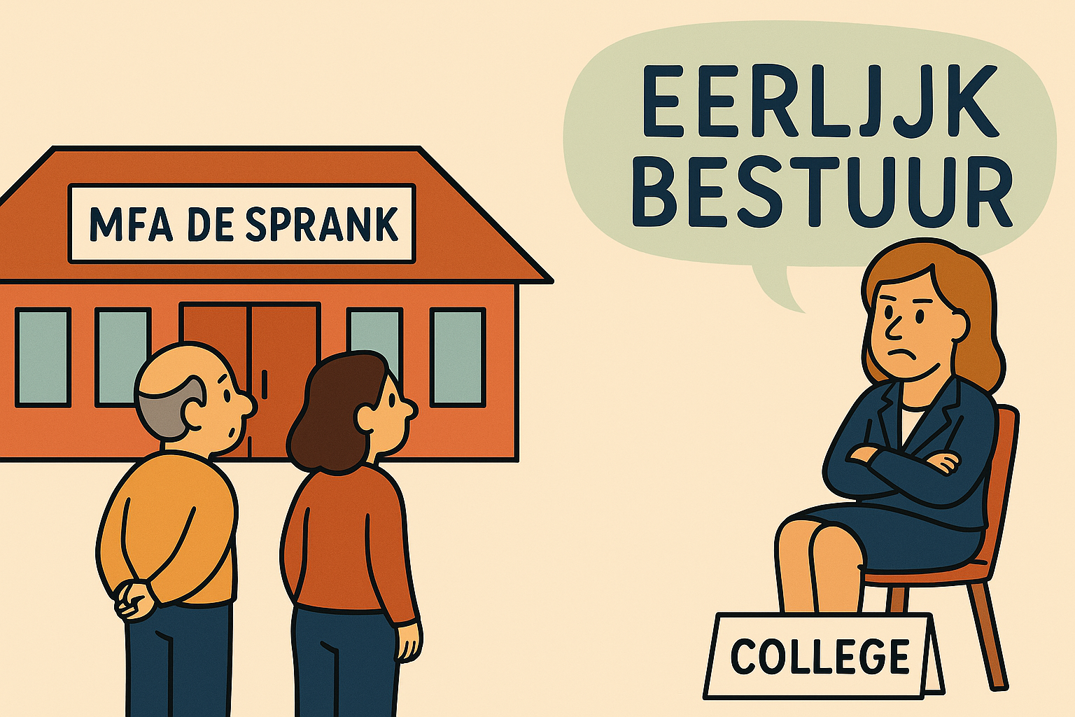 MFA De Sprank verdient eerlijk bestuur van het college