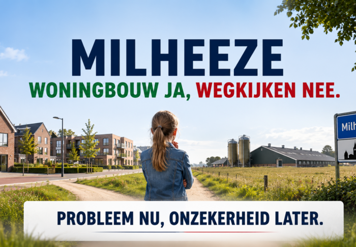 Milheeze: woningbouw ja, bestuurlijk wegkijken nee